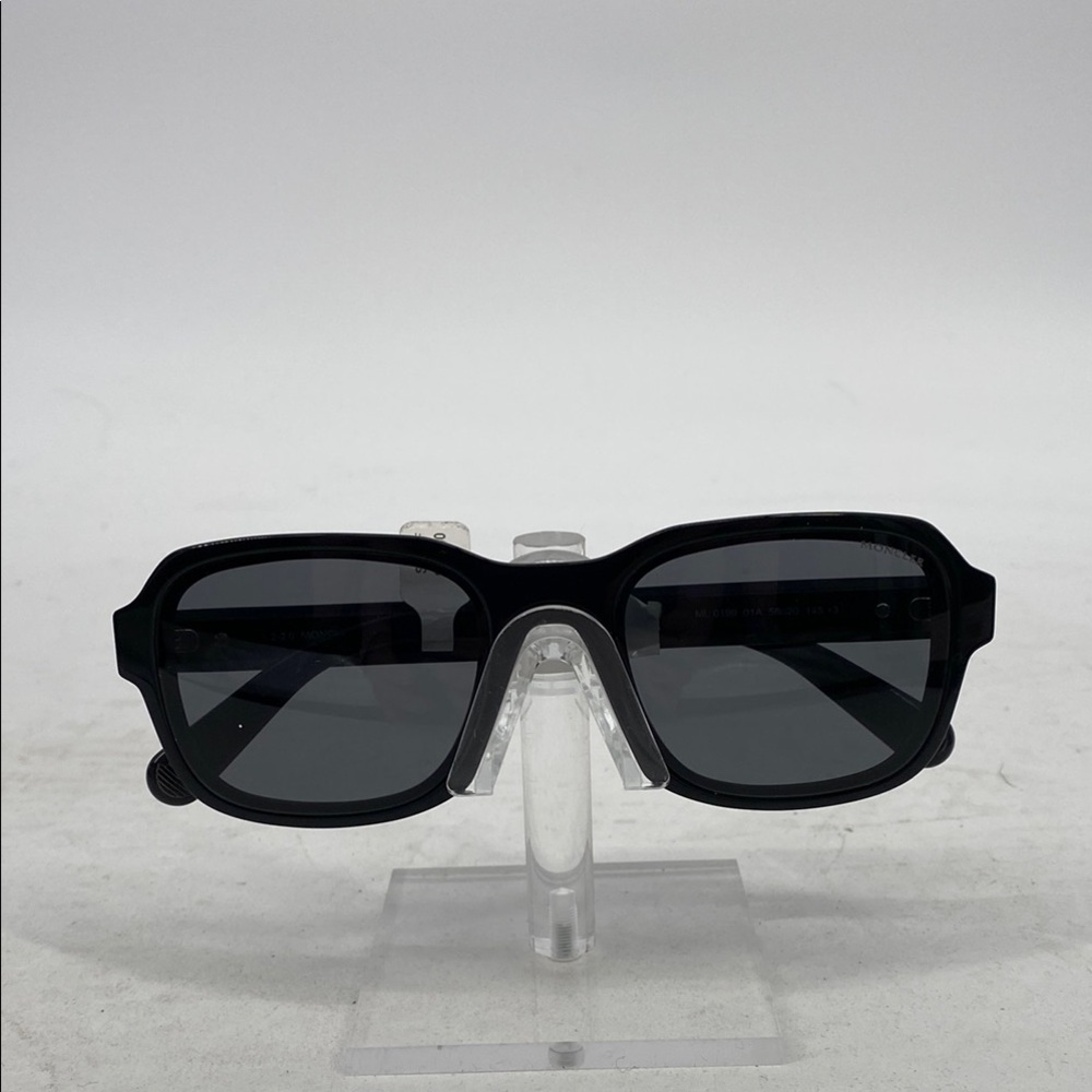 Moncler Black Sunglasses Rectangular Shape Uv Pro… - image 1